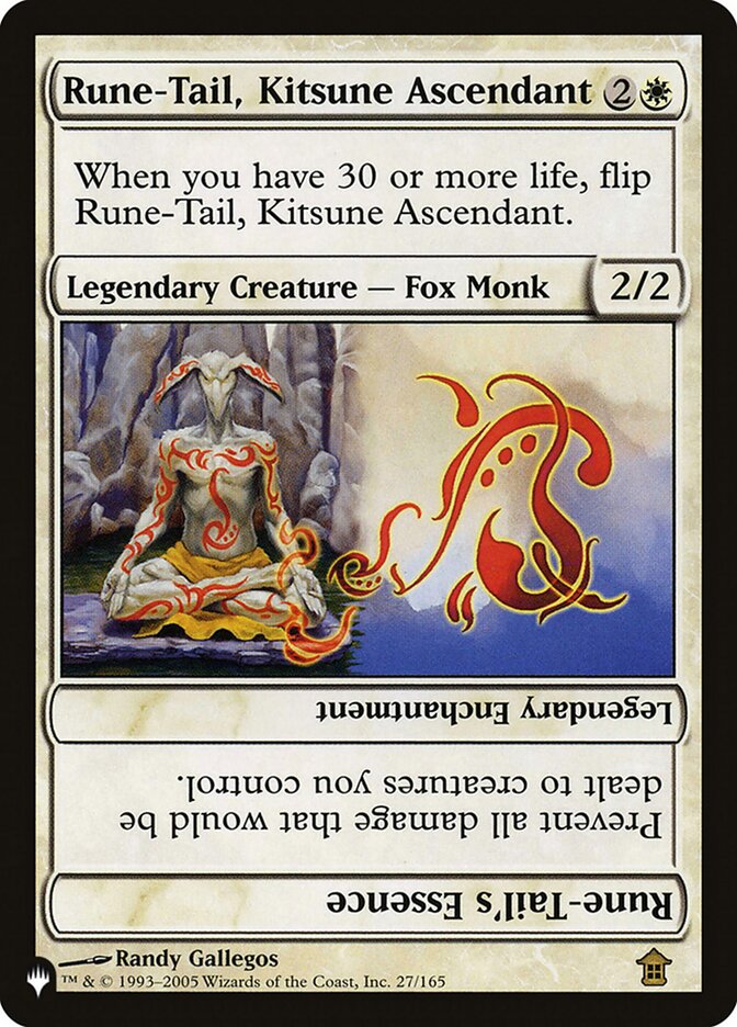 Rune-Tail, Kitsune Ascendant // Rune-Tail's Essence [The List] | North Game Den