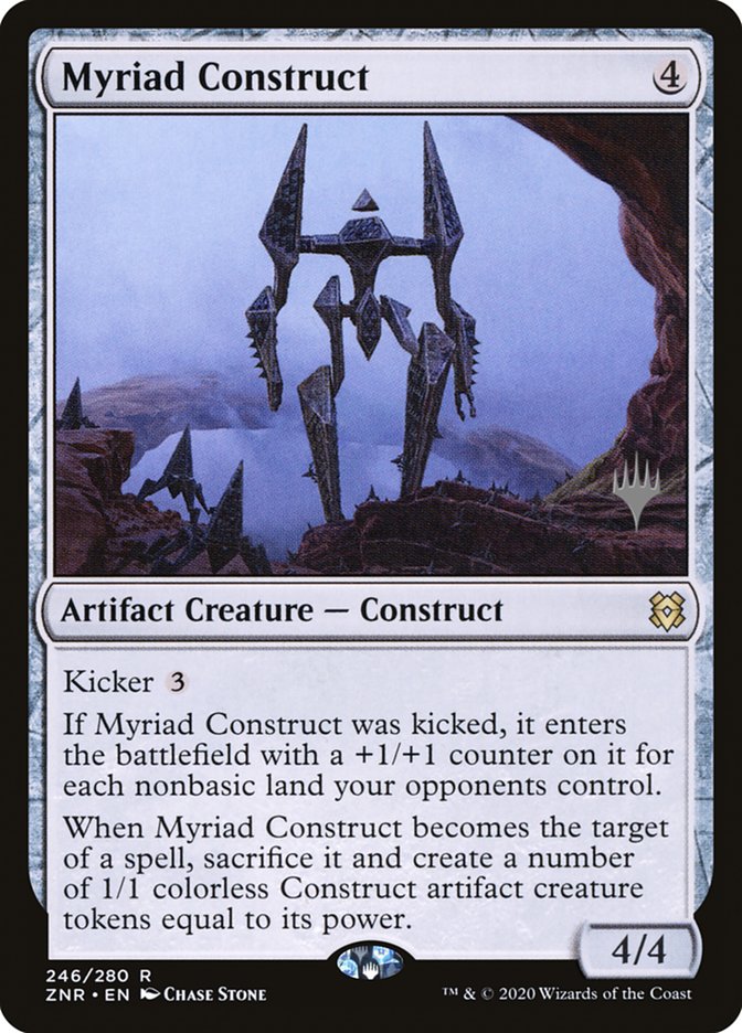 Myriad Construct (Promo Pack) [Zendikar Rising Promos] | North Game Den