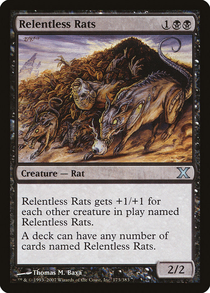 Relentless Rats [Tenth Edition] | North Game Den
