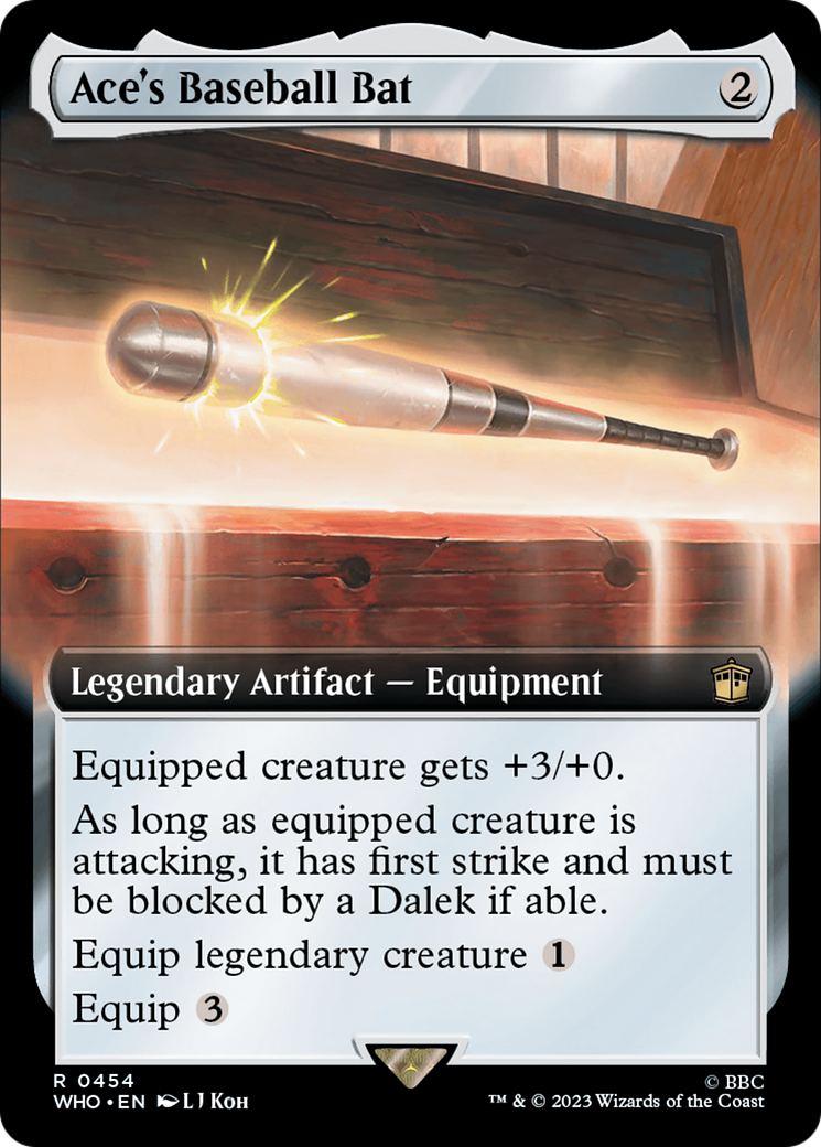 Ace's Baseball Bat (Extended Art) [Doctor Who] | North Game Den