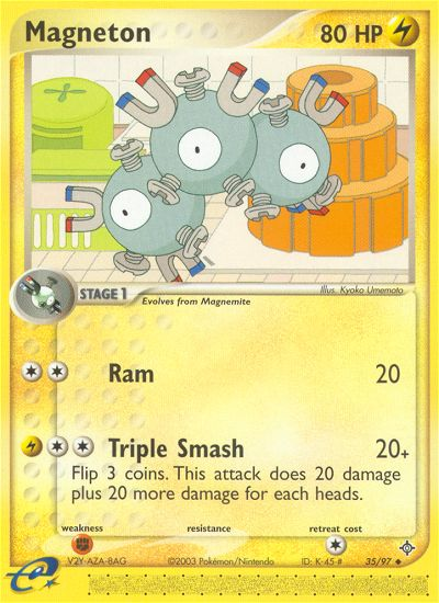 Magneton (35/97) [EX: Dragon] | North Game Den