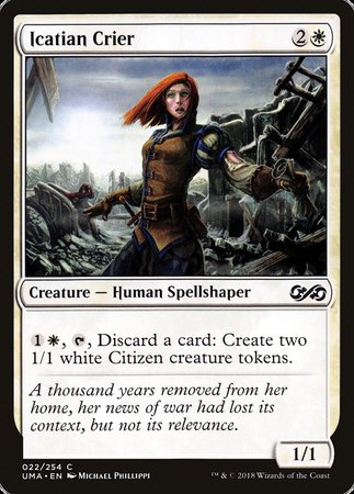 Icatian Crier [Ultimate Masters] | North Game Den
