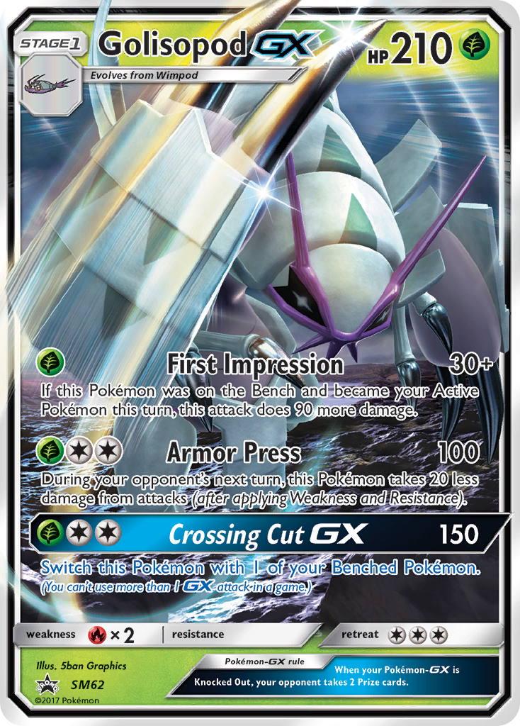 Golisopod GX (SM62) [Sun & Moon: Black Star Promos] | North Game Den