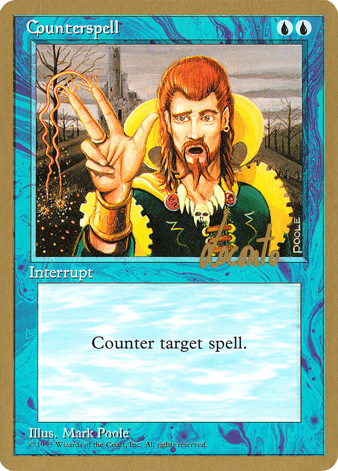 Counterspell (Michael Loconto) [Pro Tour Collector Set] | North Game Den