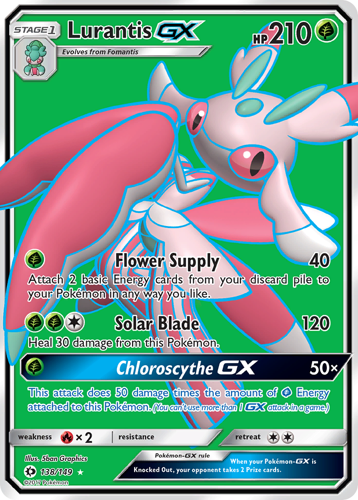 Lurantis GX (138/149) [Sun & Moon: Base Set] | North Game Den