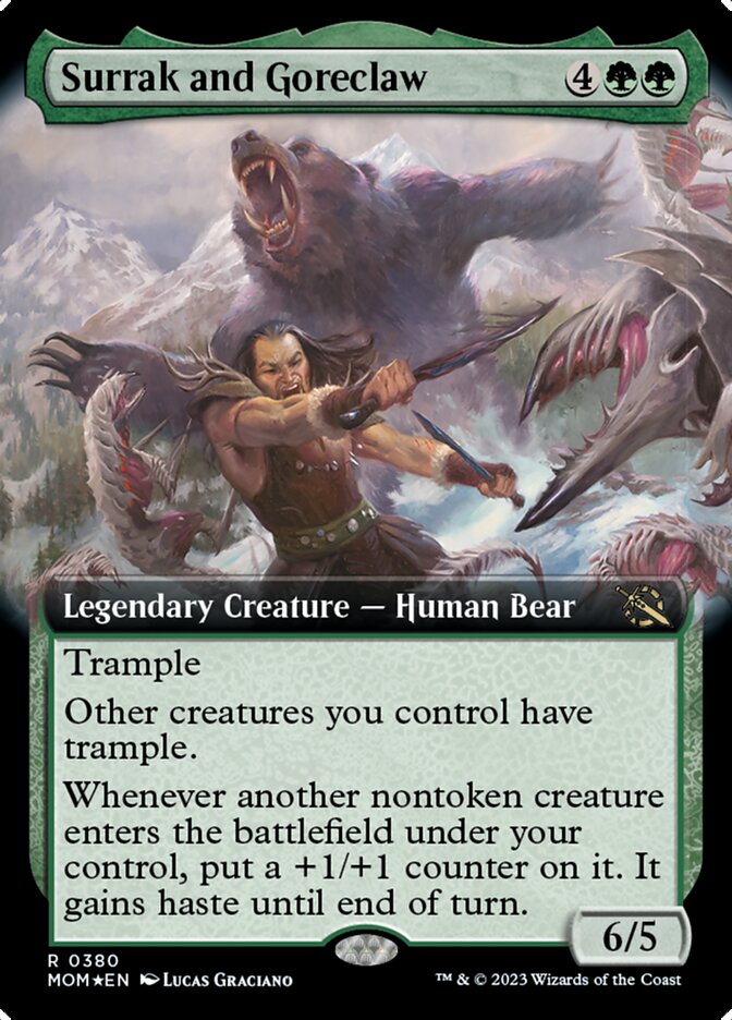 Surrak and Goreclaw (Extended Art) [March of the Machine] | North Game Den
