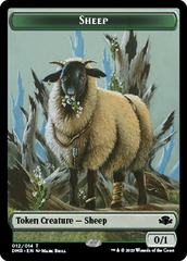 Zombie // Sheep Double-Sided Token [Dominaria Remastered Tokens] | North Game Den