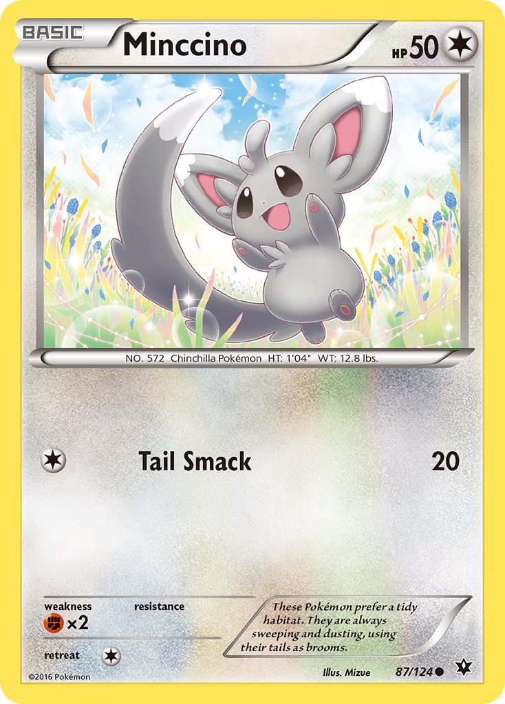 Minccino (87/124) [XY: Fates Collide] | North Game Den