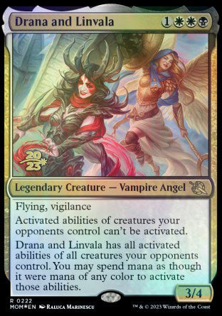 Drana and Linvala [March of the Machine Prerelease Promos] | North Game Den