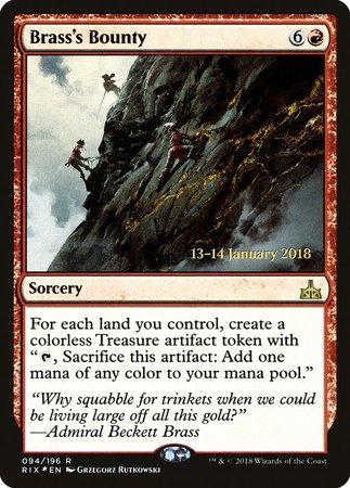 Brass's Bounty [Rivals of Ixalan Promos] | North Game Den