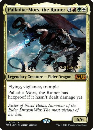 Palladia-Mors, the Ruiner [Core Set 2019 Promos] | North Game Den