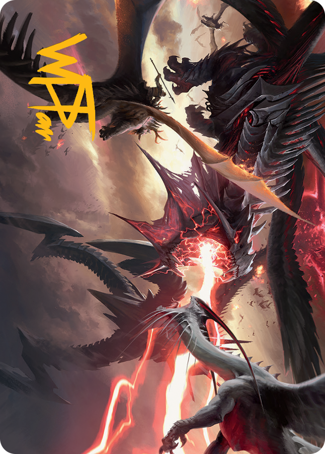 Invasion of Tarkir Art Card (Gold-Stamped Signature) [March of the Machine Art Series] | North Game Den