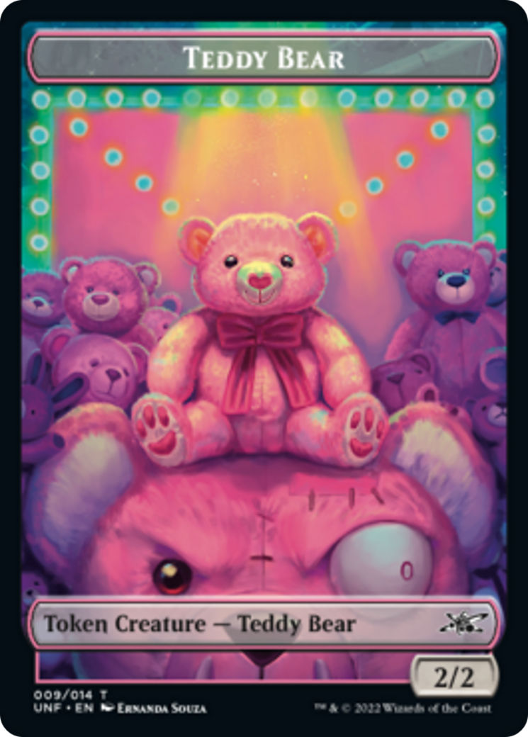 Teddy Bear // Balloon Double-sided Token [Unfinity Tokens] | North Game Den