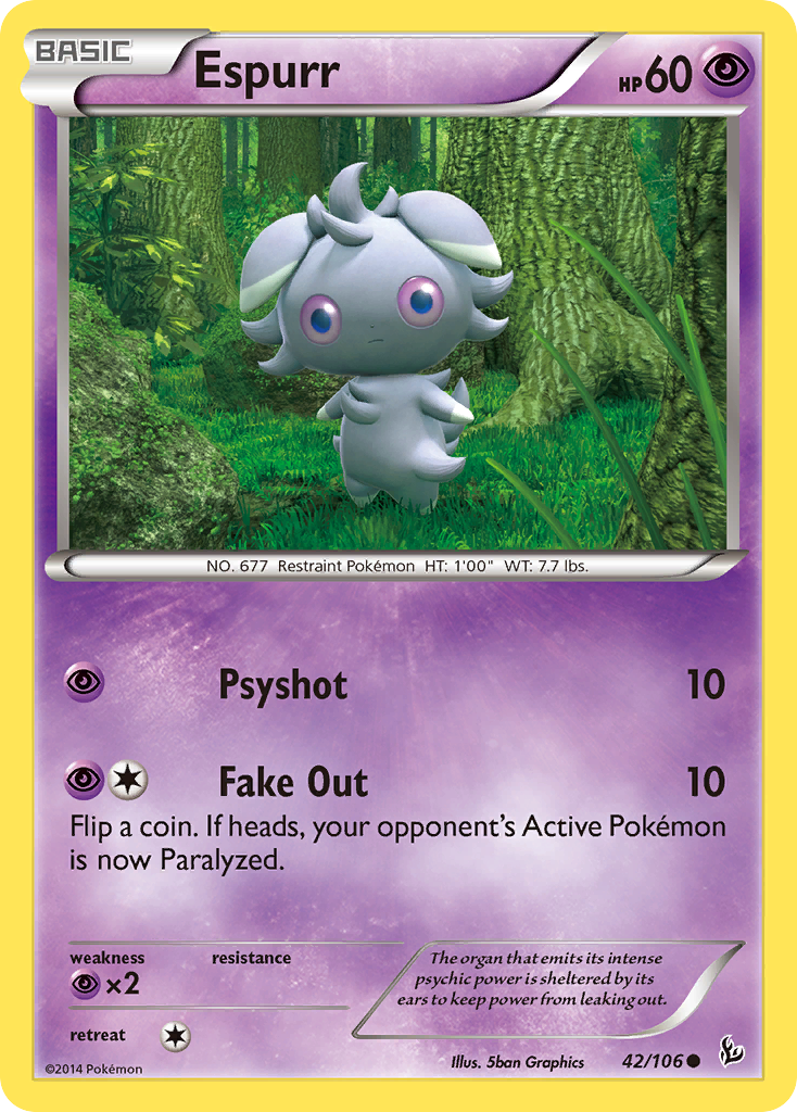 Espurr (42/106) [XY: Flashfire] | North Game Den