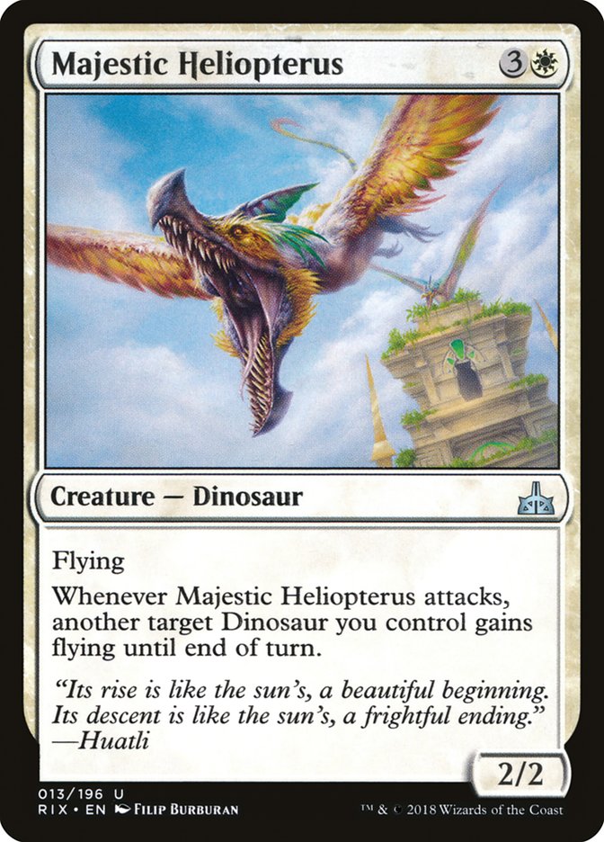 Majestic Heliopterus [Rivals of Ixalan] | North Game Den