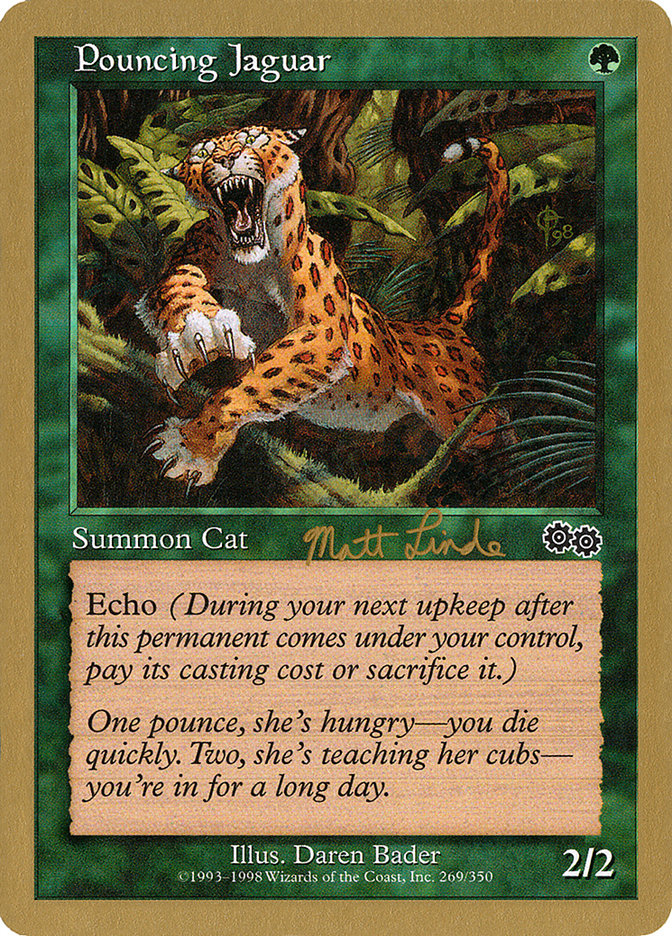 Pouncing Jaguar (Matt Linde) [World Championship Decks 1999] | North Game Den