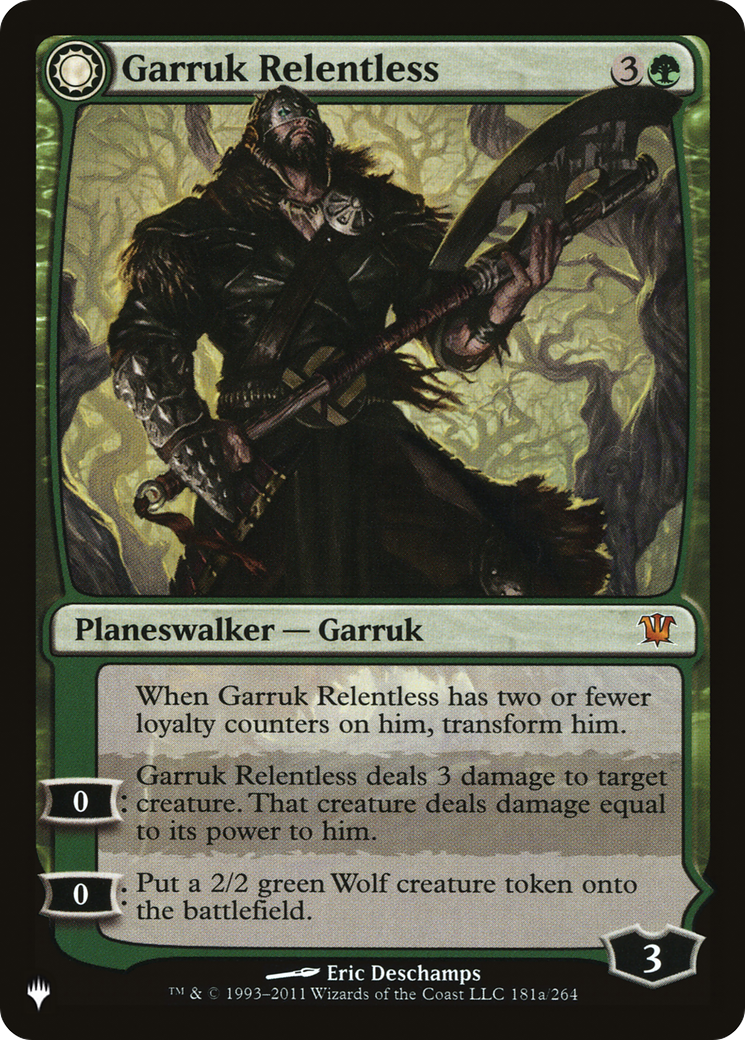 Garruk Relentless // Garruk, the Veil-Cursed [Secret Lair: From Cute to Brute] | North Game Den