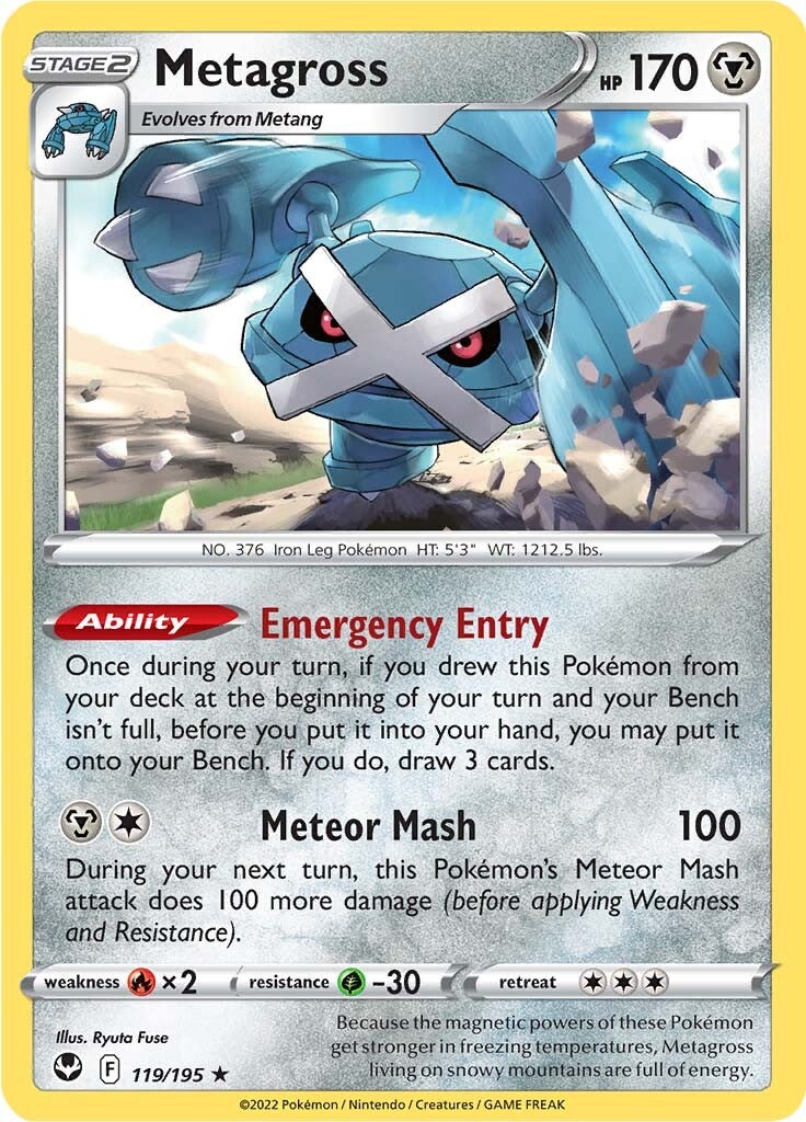 Metagross (119/195) [Sword & Shield: Silver Tempest] | North Game Den