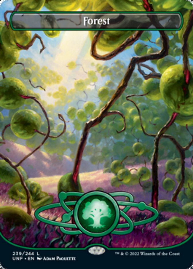 Forest (239) (Planetary Space-ic Land) [Unfinity] | North Game Den