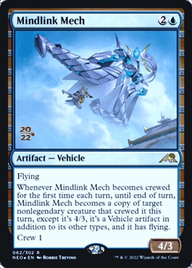 Mindlink Mech [Kamigawa: Neon Dynasty Prerelease Promos] | North Game Den