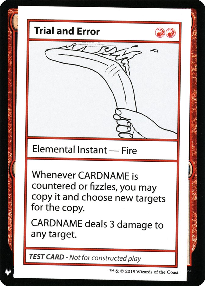 Trial and Error [Mystery Booster Playtest Cards] | North Game Den