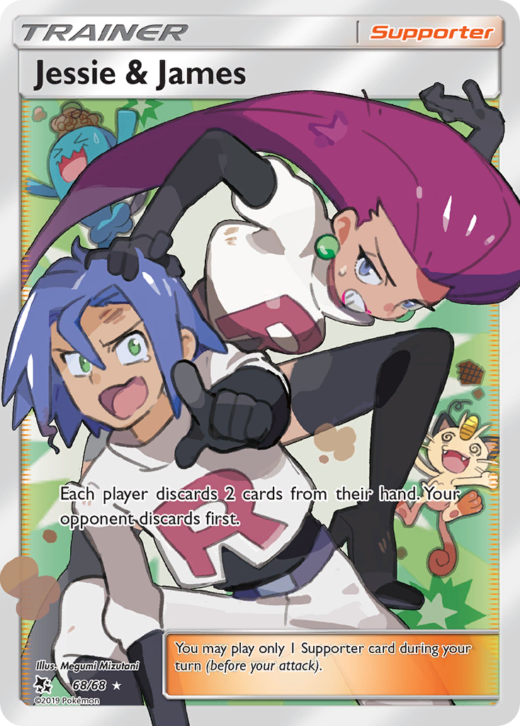 Jessie & James (68/68) [Sun & Moon: Hidden Fates] | North Game Den