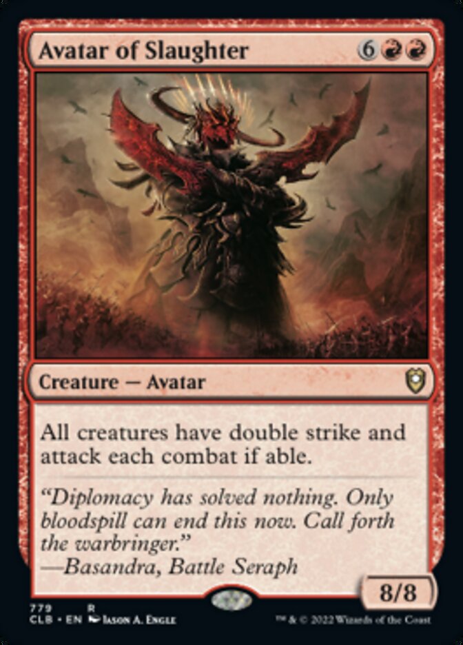 Avatar of Slaughter [Commander Legends: Battle for Baldur's Gate] | North Game Den
