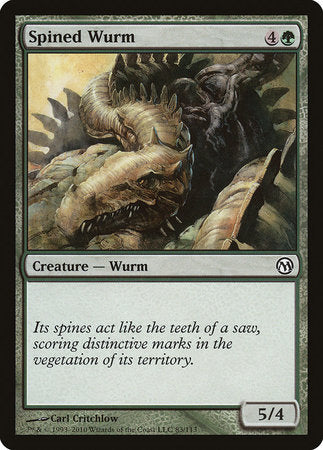 Spined Wurm [Duels of the Planeswalkers] | North Game Den