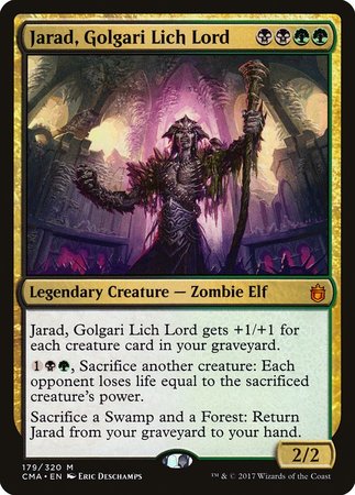 Jarad, Golgari Lich Lord [Commander Anthology] | North Game Den