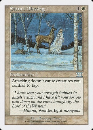 Serra's Blessing [Classic Sixth Edition] | North Game Den