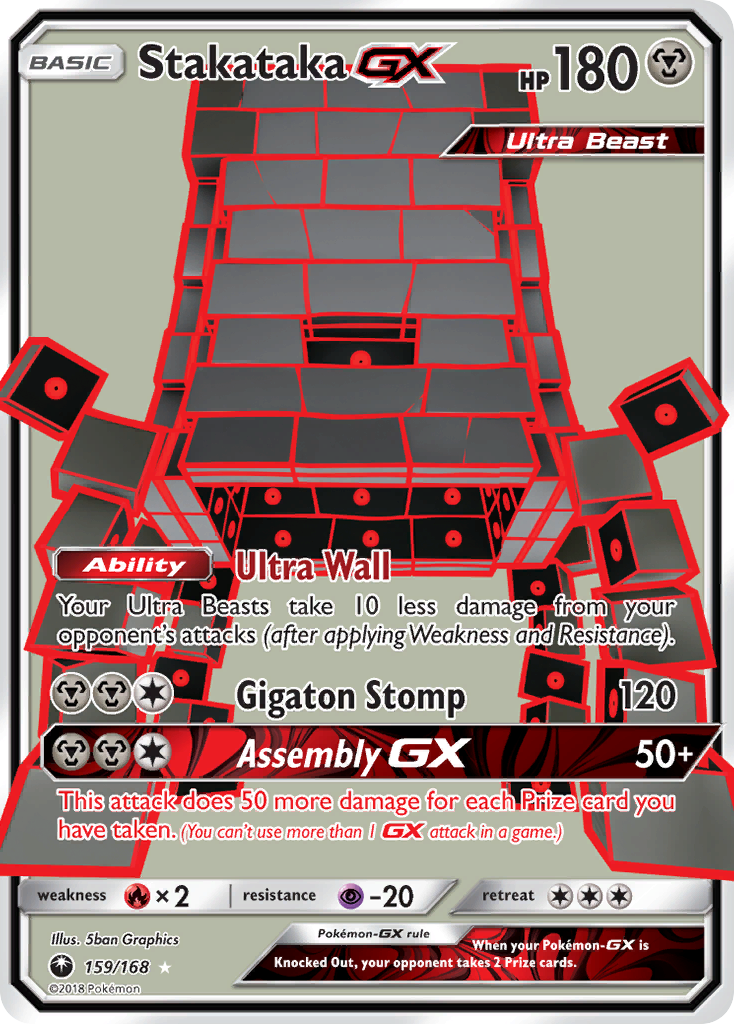 Stakataka GX (159/168) [Sun & Moon: Celestial Storm] | North Game Den