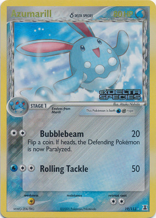 Azumarill (19/113) (Delta Species) (Stamped) [EX: Delta Species] | North Game Den