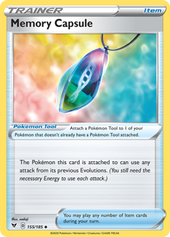 Memory Capsule (155/185) [Sword & Shield: Vivid Voltage] | North Game Den