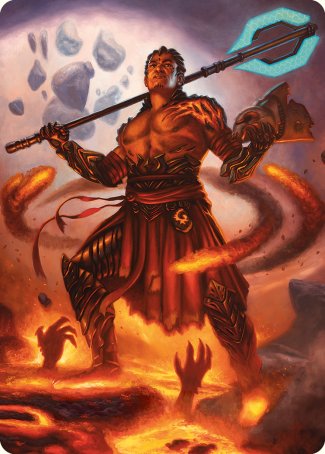 Koth, Fire of Resistance Art Card [Phyrexia: All Will Be One Art Series] | North Game Den