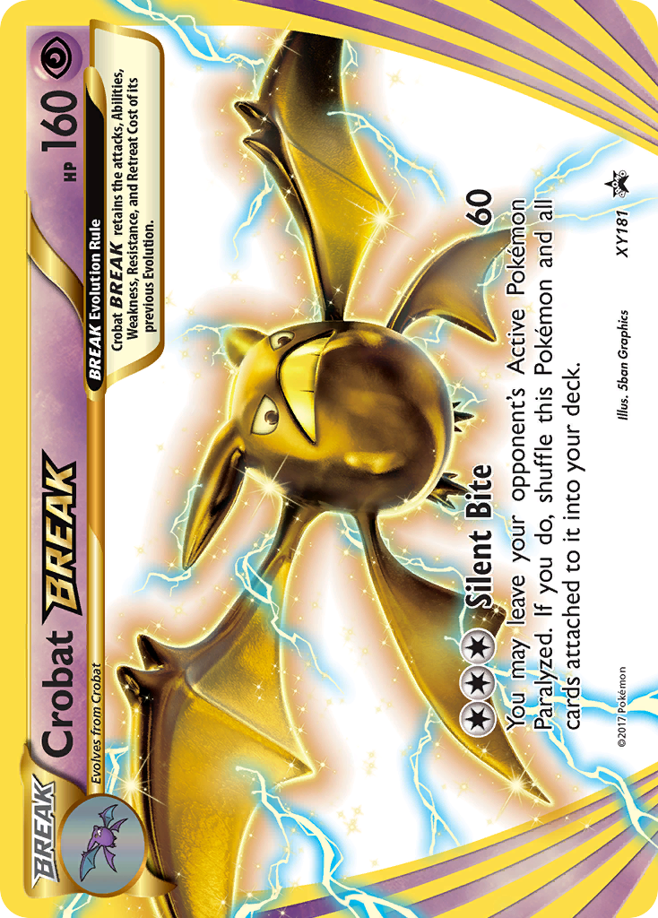 Crobat BREAK (XY181) [XY: Black Star Promos] | North Game Den