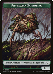 Treasure (20) // Phyrexian Saproling Double-Sided Token [March of the Machine Tokens] | North Game Den