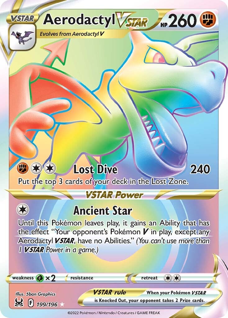 Aerodactyl VSTAR (199/196) [Sword & Shield: Lost Origin] | North Game Den