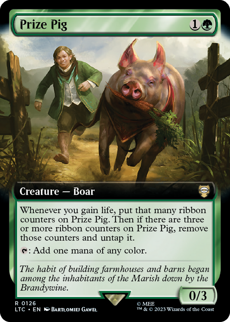 Prize Pig (Extended Art) [The Lord of the Rings: Tales of Middle-Earth Commander] | North Game Den
