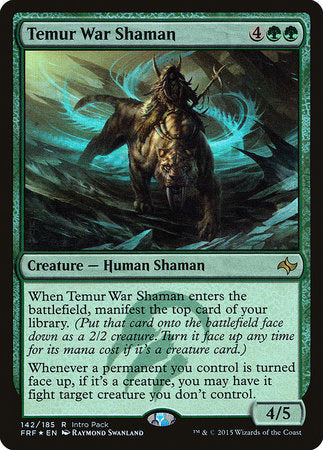 Temur War Shaman [Fate Reforged Promos] | North Game Den