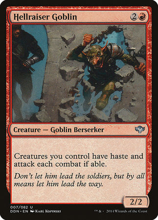 Hellraiser Goblin [Duel Decks: Speed vs. Cunning] | North Game Den