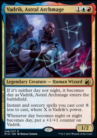 Vadrik, Astral Archmage (Promo Pack) [Innistrad: Midnight Hunt Promos] | North Game Den