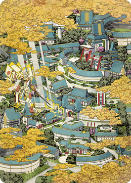 Plains 2 Art Card [Kamigawa: Neon Dynasty Art Series] | North Game Den