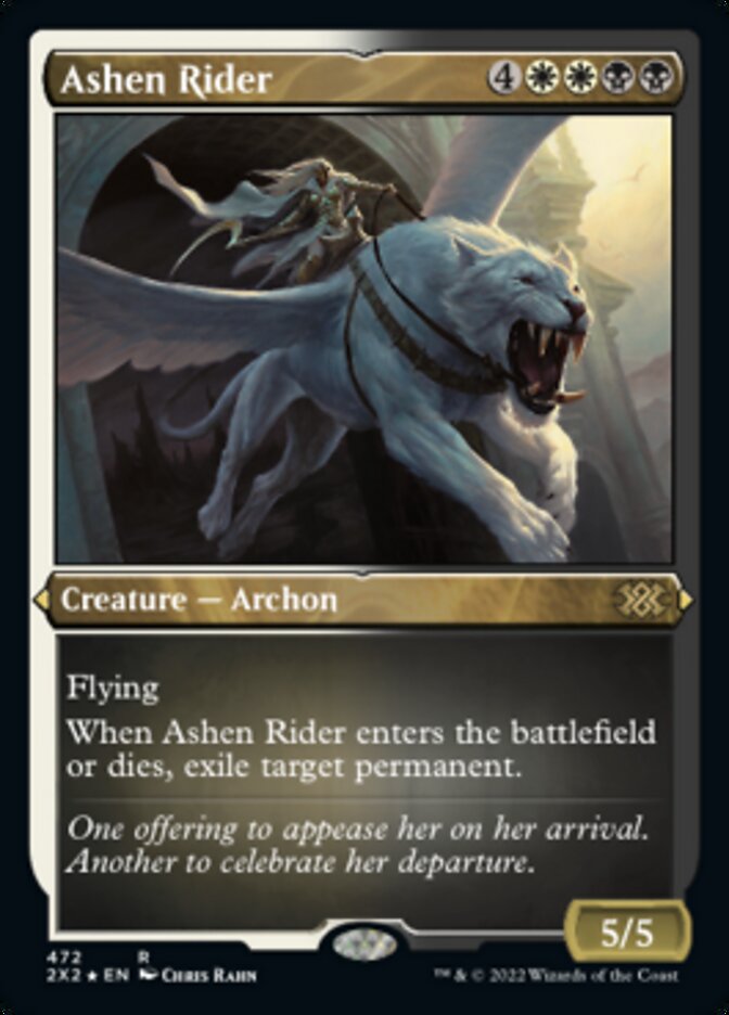 Ashen Rider (Foil Etched) [Double Masters 2022] | North Game Den