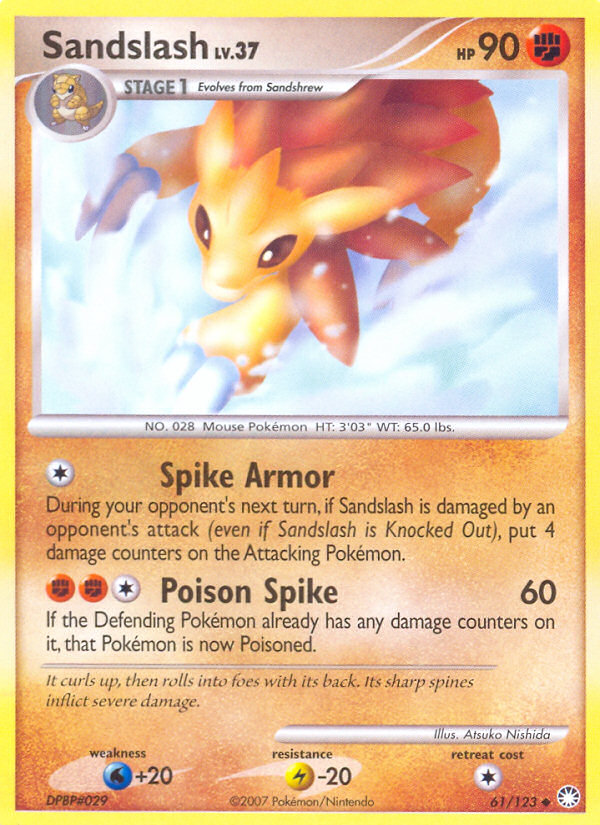 Sandslash (61/123) [Diamond & Pearl: Mysterious Treasures] | North Game Den