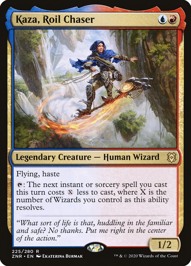 Kaza, Roil Chaser [Zendikar Rising] | North Game Den