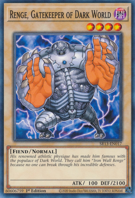Renge, Gatekeeper of Dark World [SR13-EN017] Common | North Game Den