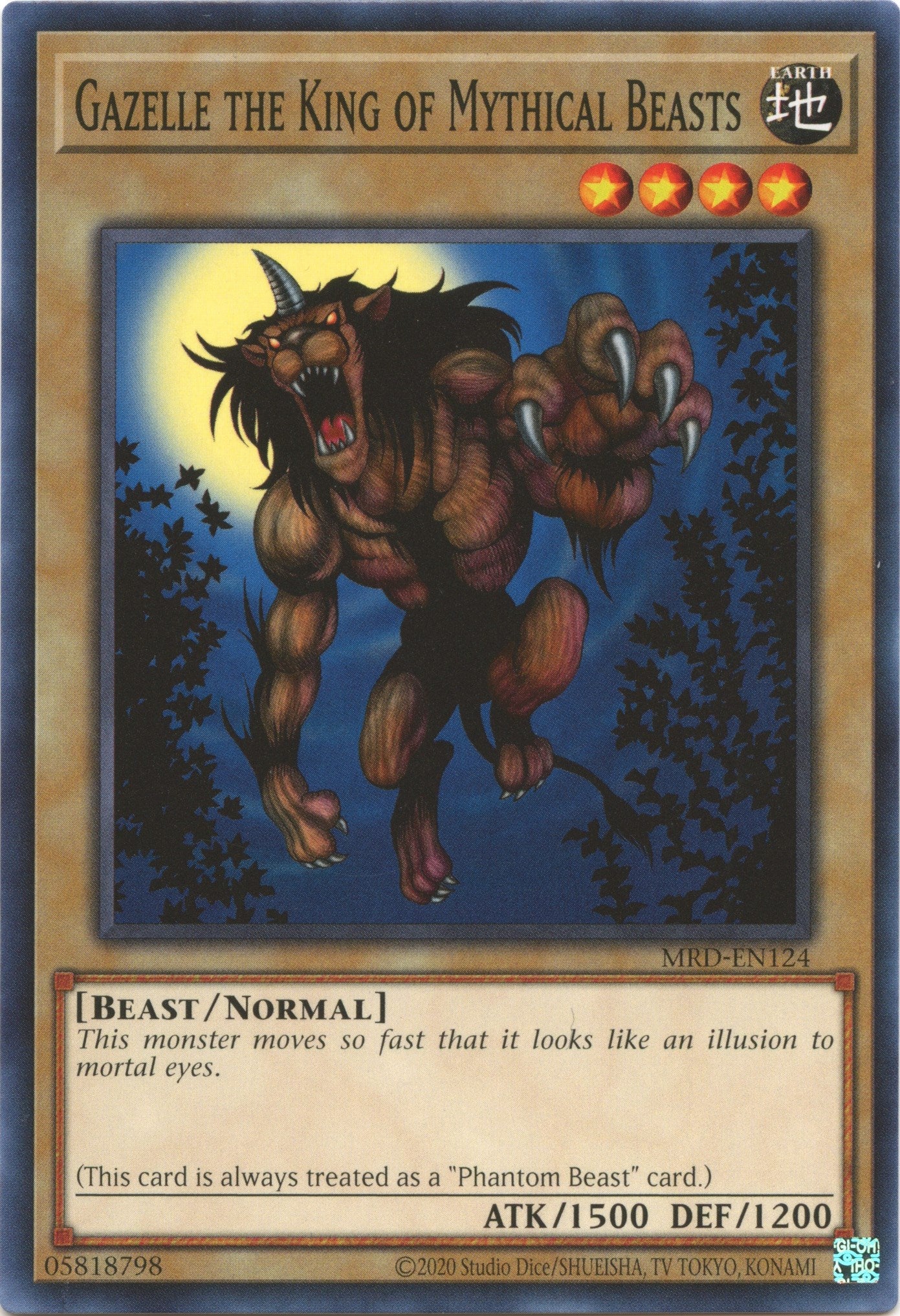 Gazelle the King of Mythical Beasts (25th Anniversary) [MRD-EN124] Common | North Game Den