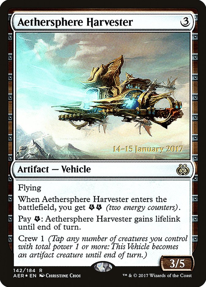 Aethersphere Harvester  [Aether Revolt Prerelease Promos] | North Game Den