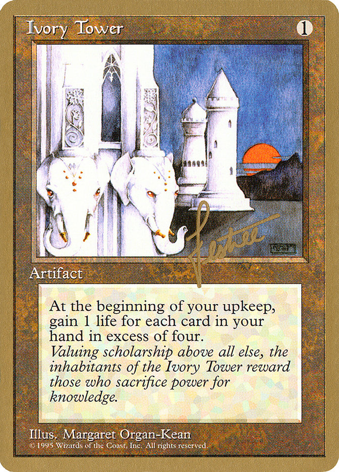 Ivory Tower (Bertrand Lestree) [Pro Tour Collector Set] | North Game Den
