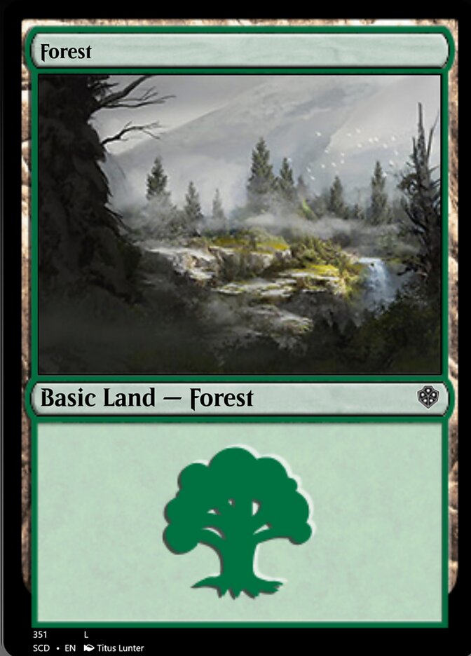 Forest (351) [Starter Commander Decks] | North Game Den